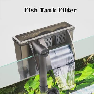 Hang-on Aquarium Filter met Waterval Effect - Efficiënte Wat, Verzenden, Nieuw