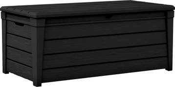 Keter Opbergbox Brightwood 455L -, Tuin en Terras, Verzenden, Nieuw