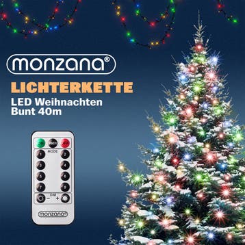 Kerstverlichting Kleurig 40m Afstandsbediening (Interieur), Verzenden, Nieuw