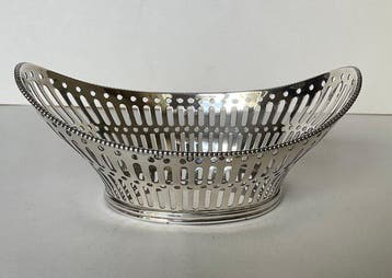 Bonbon mand - .835 zilver - Schuitvormig