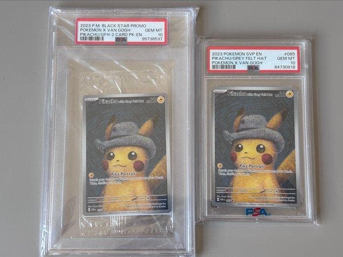 Pokémon - 2 Graded card - Pikachu #085 Promo card, Foil -, Hobby en Vrije tijd, Verzamelkaartspellen | Pokémon