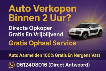 Toyota Inkoop! Rav4 Aygo Corolla Verso Prius Picnic Yaris