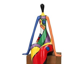 Beeldje - Beeldje - Hars - Hars, Hout, Antiek en Kunst
