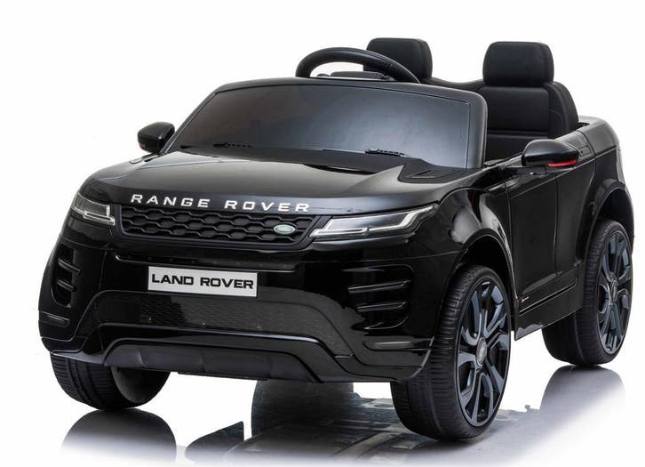 Kinderauto, RANGE ROVER EVOQUE zwart, FM, radio rc, leder, Kinderen en Baby's, Speelgoed | Buiten | Accuvoertuigen, Nieuw, Ophalen of Verzenden