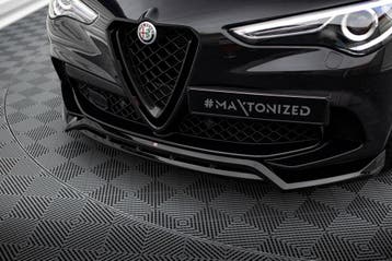 Front Splitter Alfa Romeo Stelvio Quadrifoglio Mk1, Verzenden