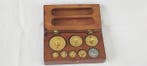 Apothecary/Pharmacy weights (9) Art Nouveau - Frankrijk -