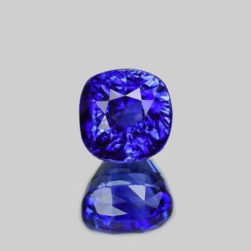 1 pcs Blauw Saffier - 1.74 ct - Gemological Institute of, Nieuw