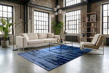Luxe blauwe Gabbeh - Vloerkleed - 250 cm - 150 cm -, Nieuw