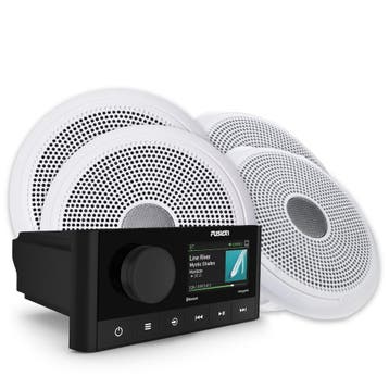 Fusion Marine RA210 boot audio set met 4 XS classic speakers, Ophalen of Verzenden, Nieuw