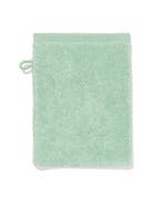 HEMA Washand 16x21cm zware kwaliteit gemêleerd groen, Verzenden, Nieuw, Groen