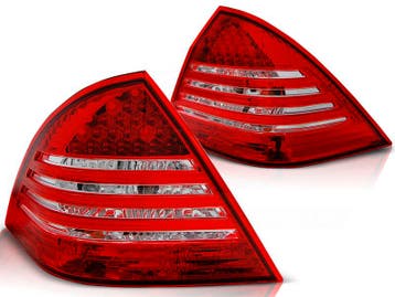 Achterlichten Mercedes C-Class W203 LED rood/clear 00-04, Ophalen of Verzenden, Nieuw