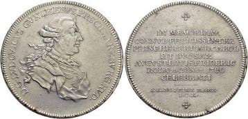 Konventionstaler, daalder 1780 Schwarzburg-rudolstadt Lud..., Verzenden
