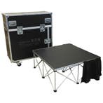 Podium opvouwbaar 6m2 incl. transport flightcase, Nieuw