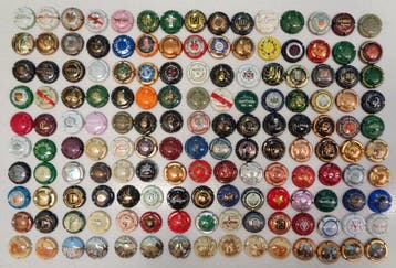 Champagne capsules (150) - Metaal - capsule CHAMPAGNE VARIE