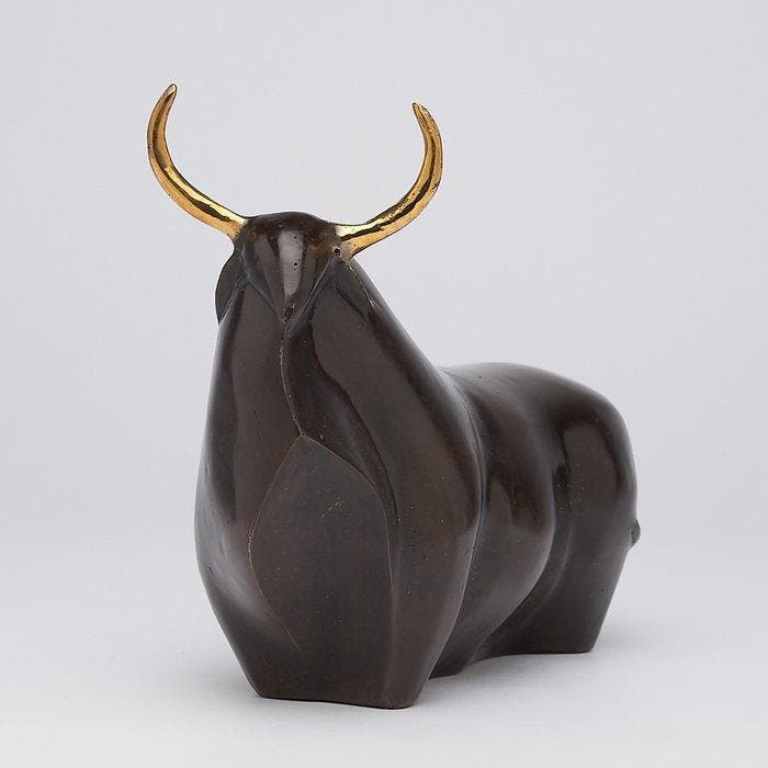 Decoratief ornament - Indonesië - Buffalo Sculptuur, Antiek en Kunst, Kunst | Designobjecten
