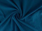 Mousseline stof – Petrol, Blauw, 120 cm of meer, Ophalen of Verzenden, Katoen