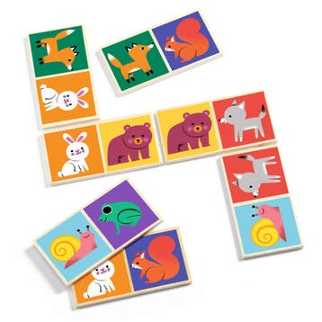 Djeco houten educatief spel Domino  van €17,99 voor €9,00, Ophalen of Verzenden, Nieuw
