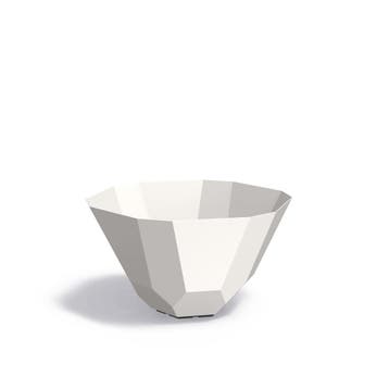 Aluminium bloempot Facet Ø100x60cm - Met bodem, Tuin en Terras, 100 cm of meer, Rond, Nieuw, Metaal