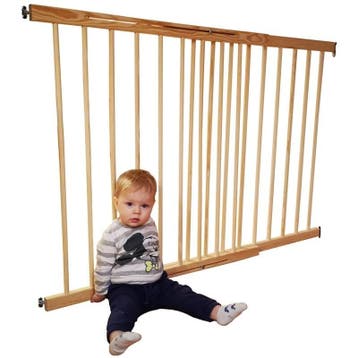 Traphekje hout verstelbaar 72-122cm | Retourdeal 57% Korting, Nieuw, Ophalen of Verzenden, 115 cm of meer, Schroefhekje