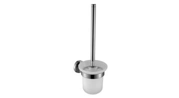 Wc-borstel gun metal Rond, Verzenden, Nieuw