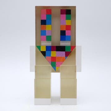 Wxyz (1980) - sculptuur, 322-1 - 184.5 mm - beton - 2026