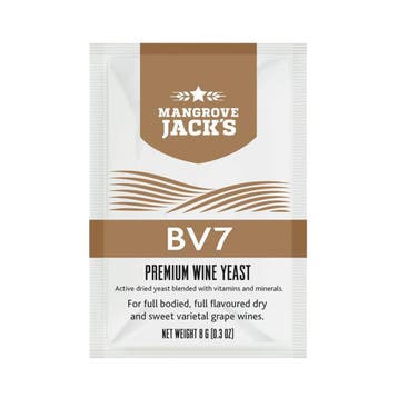 Mangrove Jacks - BV7 Premium wijngist - 8 g (Wijn Gisten), Ophalen of Verzenden, Nieuw, Overige materialen, Overige typen