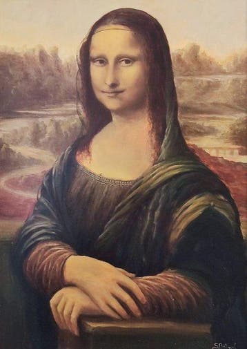Simon Baylon (1965) - Monna Lisa - Gioconda