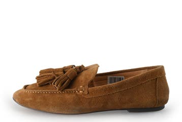 Linea Zeta Instappers in maat 39 Cognac, Overige kleuren, Verzenden, Instappers, Zo goed als nieuw