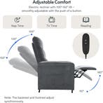 Fauteuil met armleuning - Relaxfauteuil - Relaxstoel - Elekt, Verzenden, Zo goed als nieuw