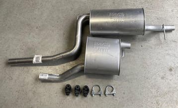 Complete uitlaat Einddemper + Middendemper Ford Focus, Verzenden, Nieuw