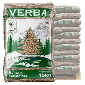 VERBA - houtpellets - 66 zakken - 990 kg - Naaldhout, Ophalen of Verzenden