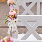 Kant en klare strik wit of ivoor, Verzenden, Nieuw, Materiaal