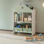 Kinderrek Vipsali huisvorm 90x60x27 cm mintgroen en wit [en., Verzenden, Nieuw