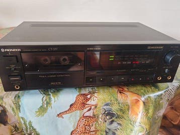 Pioneer - CT-337 2-Head Single Cassette Audiocassette deck, Nieuw