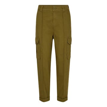 Mos Mosh • groene cargo broek Madisane • W29, Mos Mosh, Verzenden, Nieuw, Groen