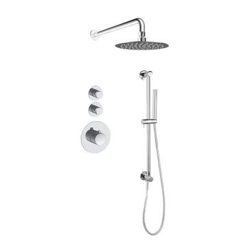 Sani Royal Pro Inbouw Regendouche Chroom Messing Glijstang, Nieuw