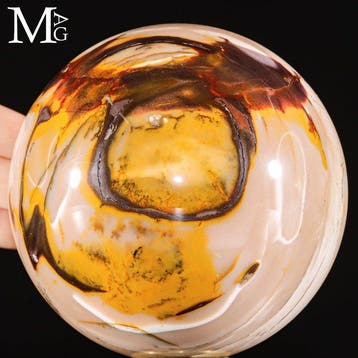 Gekleurde Australische Mookaite-jasper met abstracte