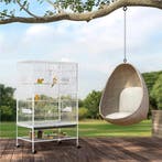 2dekans | Yaheetech XXL Vogelkooi Met 360° Draaibare Wielen, Ophalen of Verzenden, Zo goed als nieuw