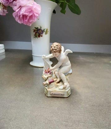 Meissen - Beeldje - Devisenkind Je decouvre tout -
