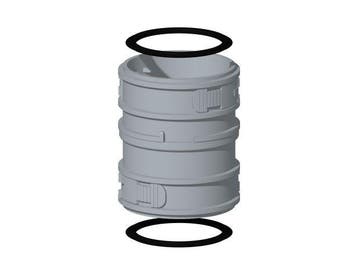 Burgerhout Miniflex Koppelstuk Flex-flex 60mm, Verzenden, Nieuw