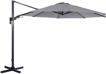 Zweefparasol van 350 cm met UV-bescherming, SenS-Line, li, Tuin en Terras, Parasols, Nieuw