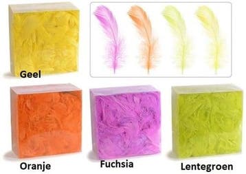 Veren Echte veertjes Fuchsia 20 gram, Ophalen of Verzenden, Nieuw