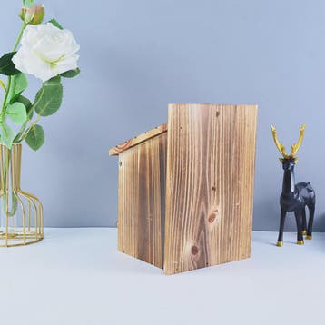 Houten Vogelhuisje Buiten - Weerbestendig Nestkastje voor Vo, Verzenden, Nieuw