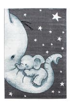 Kindervloerkleed | Kids | Olifant | Blauw | 120x170 cm, Verzenden, Nieuw