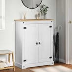 vidaXL Schoenenkast Wit 86 x 38,5 x 108 cm Massief, Huis en Inrichting, Kasten | Schoenenrekken, Verzenden, Nieuw