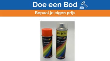 Bieden: Motip Marine Spray Paint Set Fluorescent, Ophalen of Verzenden, Nieuw