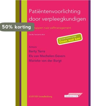 Patientenvoorlichting door verpleegkundigen / Elsevier, Verzenden, Gelezen, Marieke van den Burgt