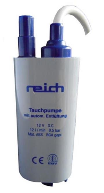 Reich Dompelpomp met Ontluchting 12V-12L, Ophalen of Verzenden, Nieuw