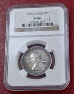 Zuid-Afrika. 2 Shilling 1955 NGC PF66 ELIZABETH II 2S 2ND