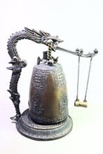 Brons - Bel, Dragon Dragon klok. Het kloklichaam is versierd, Antiek en Kunst